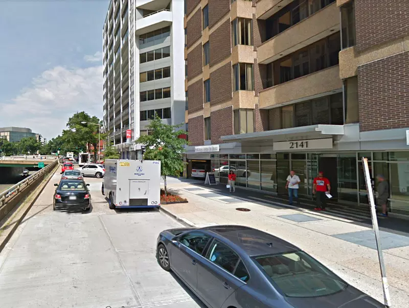 Parking at 2141 K St. NW. Garage