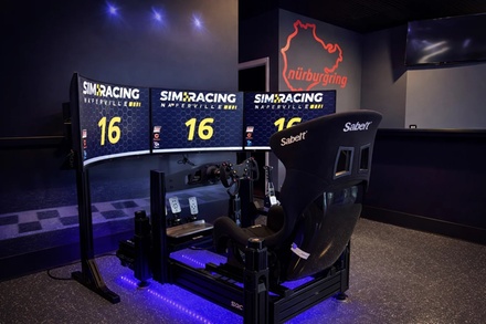 $40 For 1 Hour Standard Sim Racing Session for 2 People (Reg. $80) - Sim Racing Naperville
