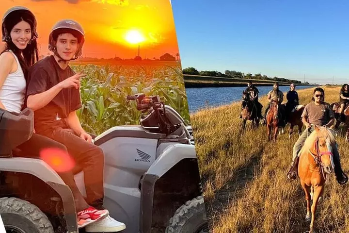 1 Hour ATV Tour & Horseback Riding Combo Experience - Primary Image