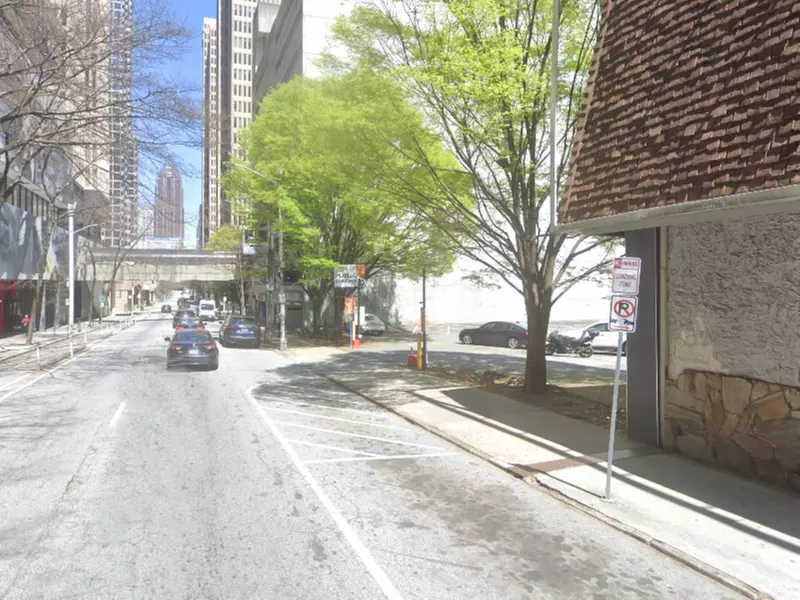 Parking at Peachtree Center Lot