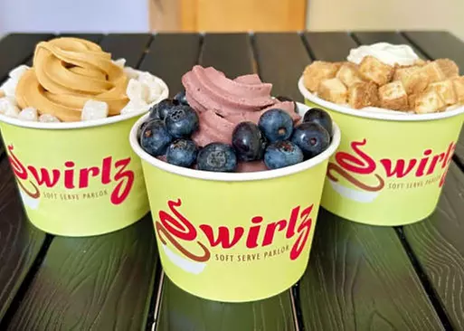 5% Cash Back at Swirlz Soft Serve Parlor