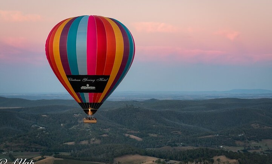 Image 3: Yarra Valley Ballooning with Vineyard and Mountain Views