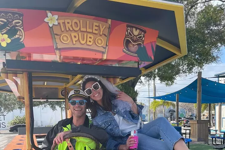 Trolley Pub Party Bike through St. Pete with Bar+Mural Stops