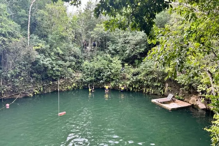 Ultimate extreme experience: ziplines, bungee, cenote and more!