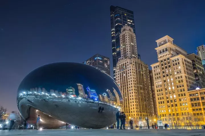 Chicago Family Food and Bike Tour with Top Attractions