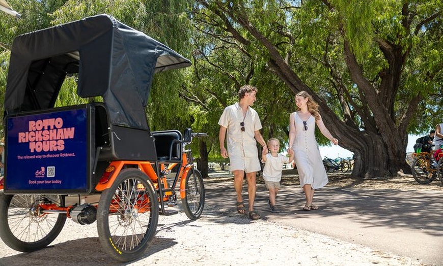 Image 2: Rottnest Island 90-minute E-Rickshaw Adventure with Tour Guide