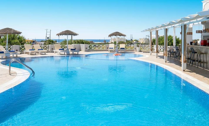 Image 1: ✈ SANTORINI | Perivolos - Bella Santorini 4*, 3 nights - Outdoor sw...