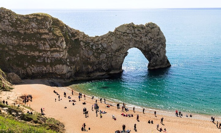 Image 1: Lulworth Cove & Durdle Door Mini-Coach Tour from Bournemouth