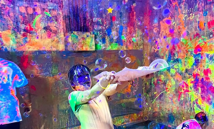 Image 14: Ultimate UV Paint Party in Maleny for Ages 18 months and above