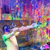Image 14: Ultimate UV Paint Party in Maleny for Ages 18 months and above