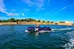 San Juan Watersports Car Rental Blue Mercedes Classic - Image 2