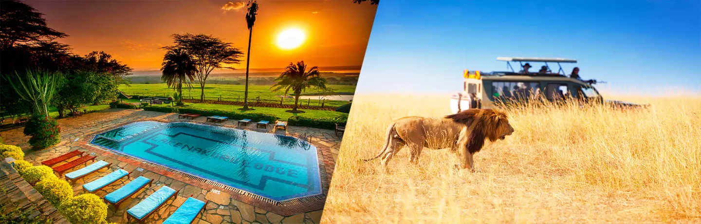 ✈ KENYA | Nairobi - Amboseli & Masai Mara Combined Trip 4*, 6 nights - Safari - Primary Image