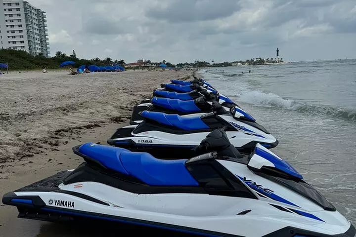 Oceanfront Jet Ski Rental Pompano Beach Florida Lighthouse View