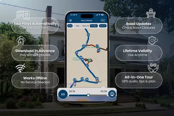 Virginia: Ghosts of Fredericksburg Self-Guided Walking Audio Tour