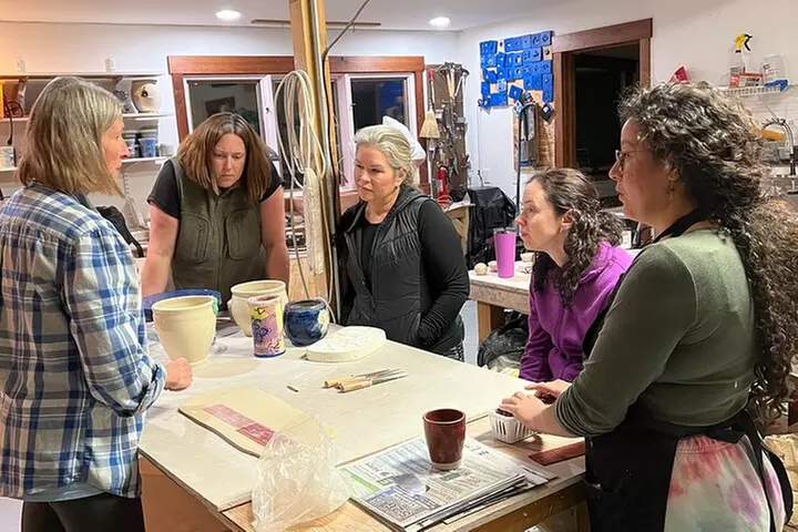 Pottery lesson Just For The Fun Of It.