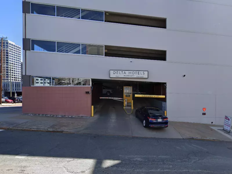 Parking at Delta Hotel Richmond Garage