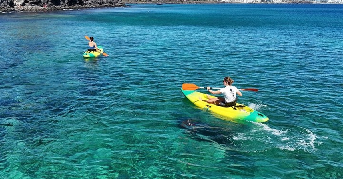 Excursión de kayak y snorkel en Playa Blanca, Lanzarote