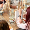 Image 3: Mystery Paint and Sip Night at a Trendy Wine Bar in Atlanta