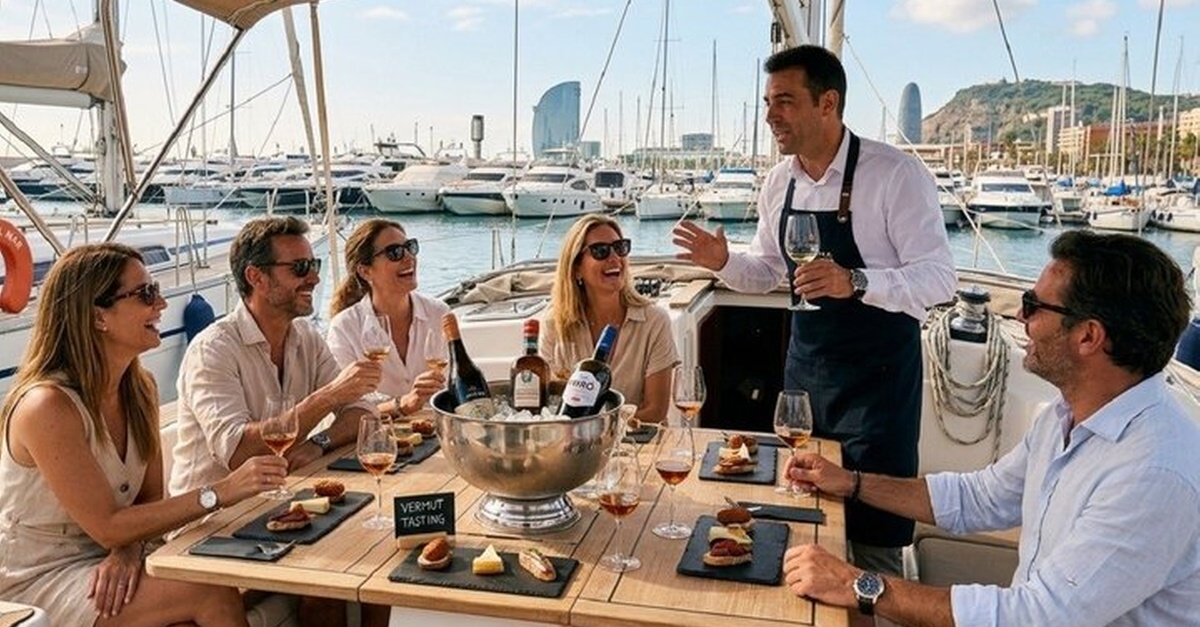 Taller de vermut y tapas con experiencia en vela en Barcelona