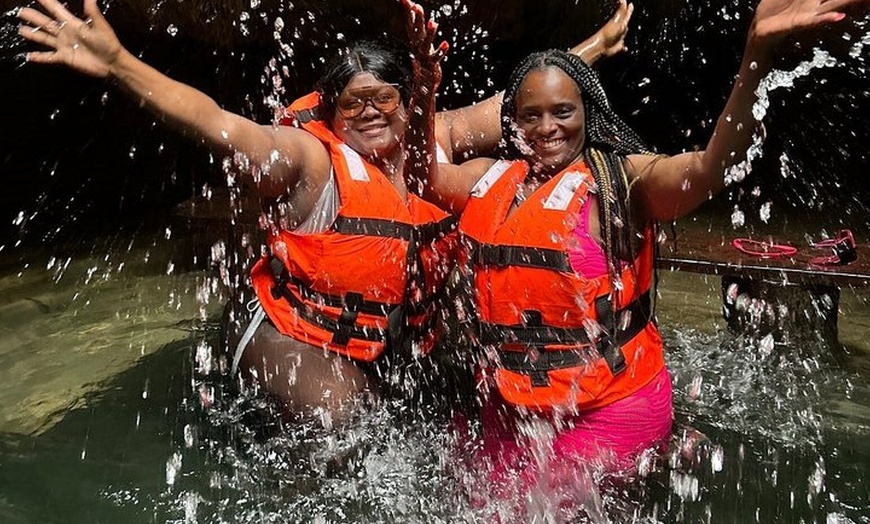 Image 10: Cancún Jungle Combo: ATV+Ziplines+ Cenote swim+ FREE Horse Ride