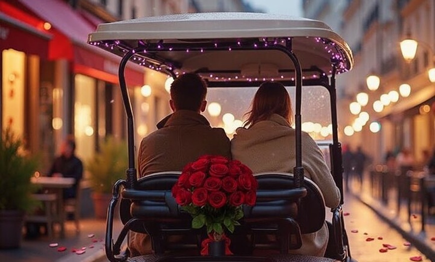 Image 7: Le Tour d'Amour Le panier de golf privé de la Saint-Valentin à Paris