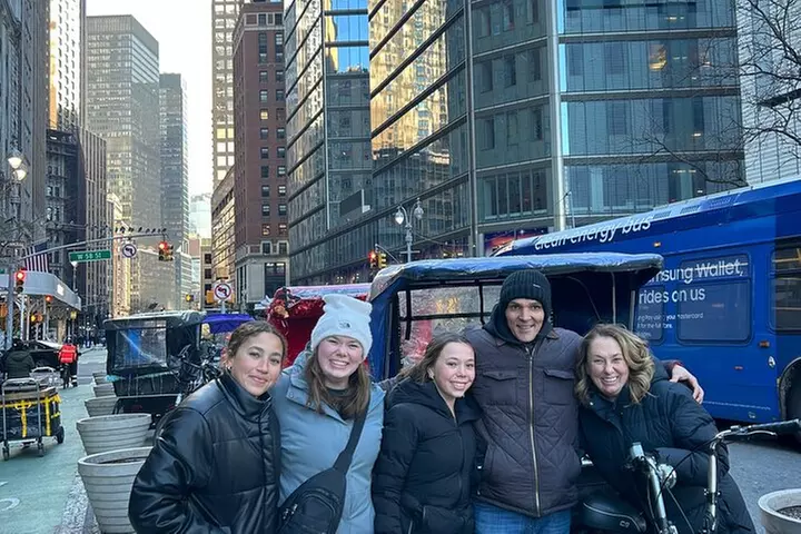 Guided Tour inside Central Park with Pedicab