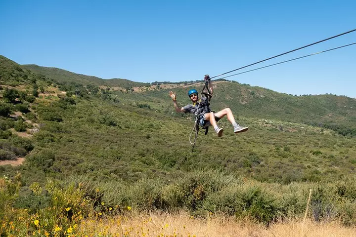 Zip Zoom Ziplines at La Jolla Indian Adventure Park
