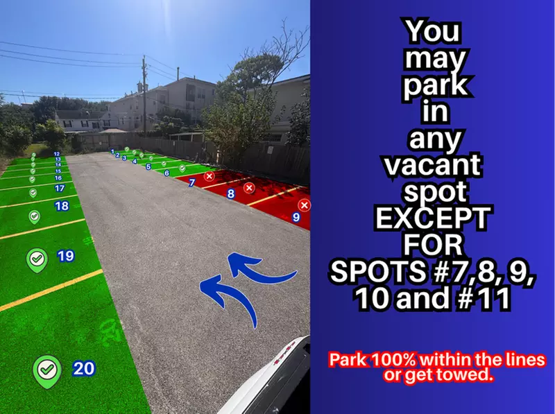 Parking at 2213 Dorrington St. Lot