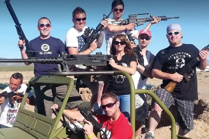 Outdoor Shooting Experience with Transfer and Lunch in Las Vegas