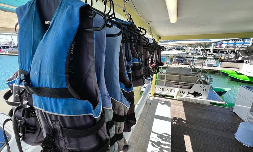 Image 10: Trinity Inlet Self-Drive Pontoon Boat Hire in Cairns