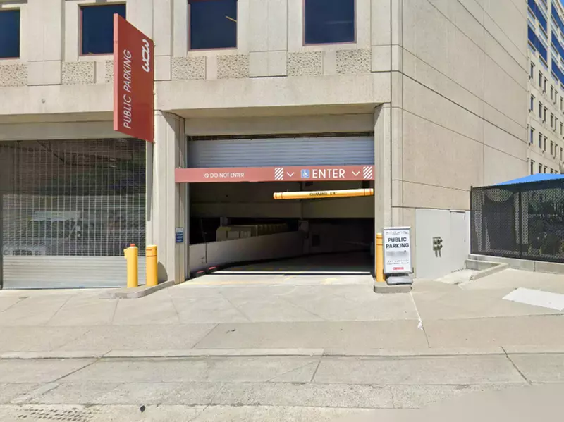 Parking at 303 2nd St. Garage