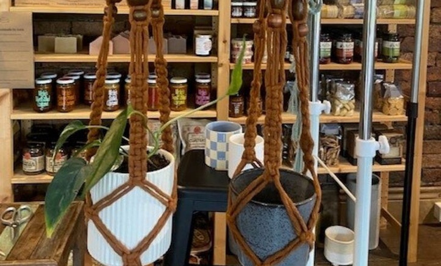 Image 5: Macrame Pot Holder Workshop Tamborine Mountain Australia