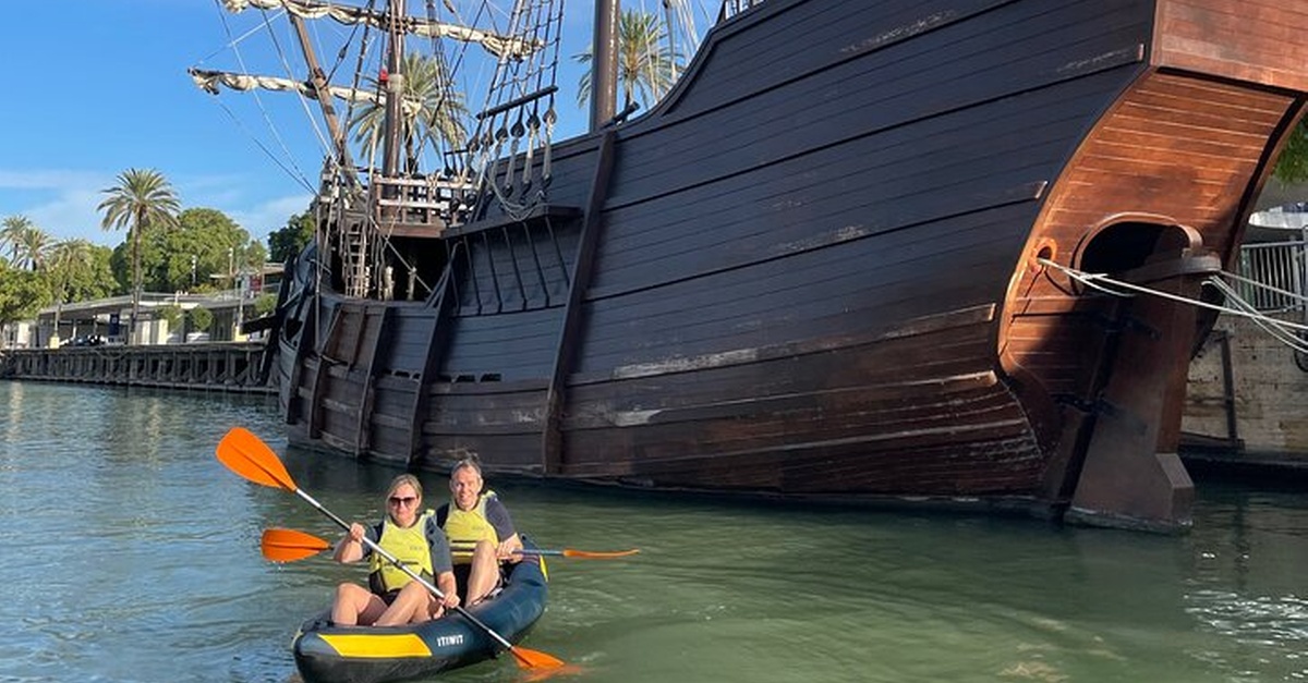Tour en kayak por el río Guadalquivir en Sevilla