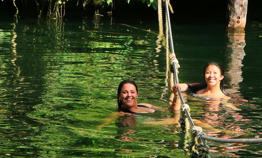 Image 21: ATV Ziplines Aquazip and Bungee Adventure at Cenote