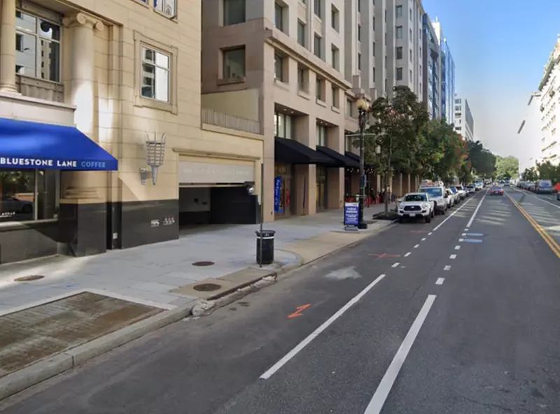 Parking at 600 13th St. NW. Garage