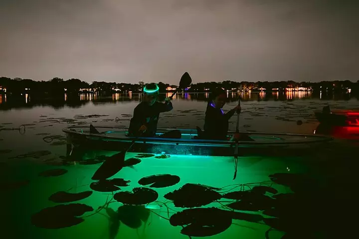Clear Kayak Glow in the Dark Tour Through Winter Park
