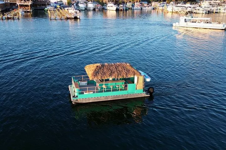 Private Tiki Pontoon Sunset Cruise - Primary Image