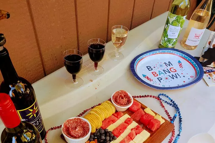 Big Bear Backyard Tasting with Wine, Beer, Charcuterie Fun Vibes - Second Medium