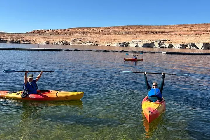 Kayak Antelope Canyon and hike, at Lake Powell