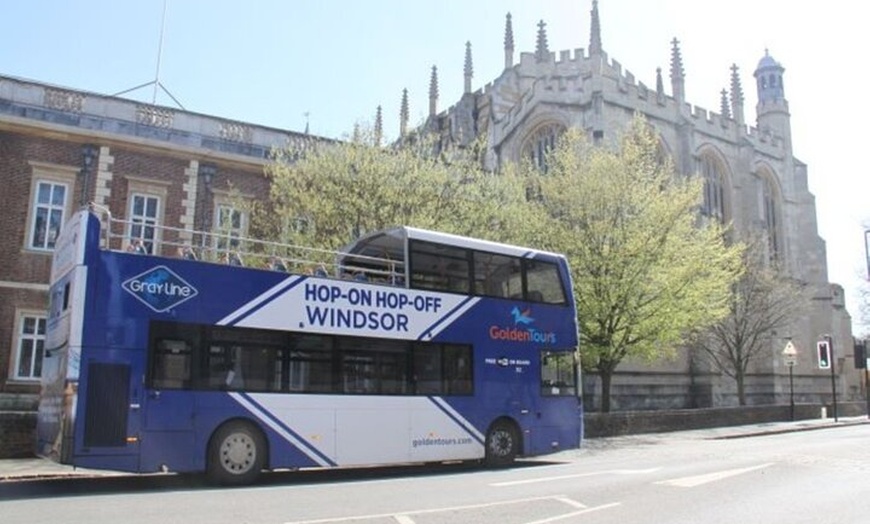 Image 4: Stonehenge Inner Circle and Windsor Open Top Bus Tour