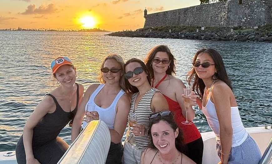Image 5: Private Old San Juan Bay Boat Sunset-Night Cruise