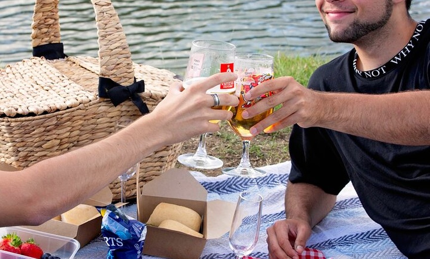 Image 3: Romantic Row Boat Picnic for Two - Private River Experience