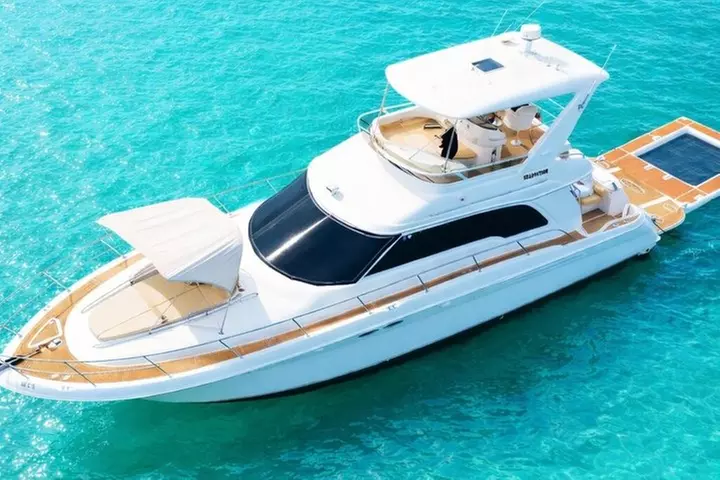 Yacht Rental 60 ft + 2 Jet Skis | Private Boat Tour