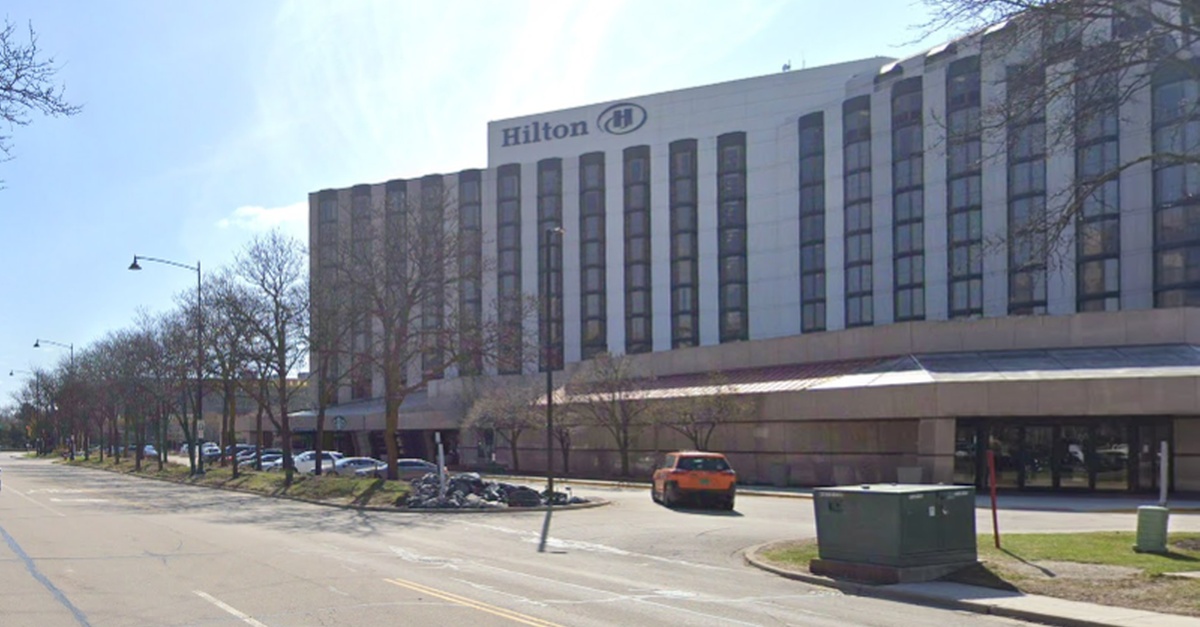 Parking at Rosemont Hilton Lot