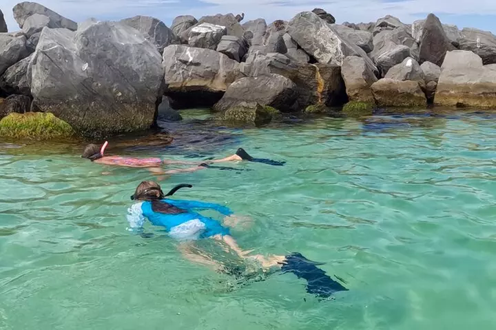 Destin Private Boat Tours Dolphin Crab Island Snorkel Sunset