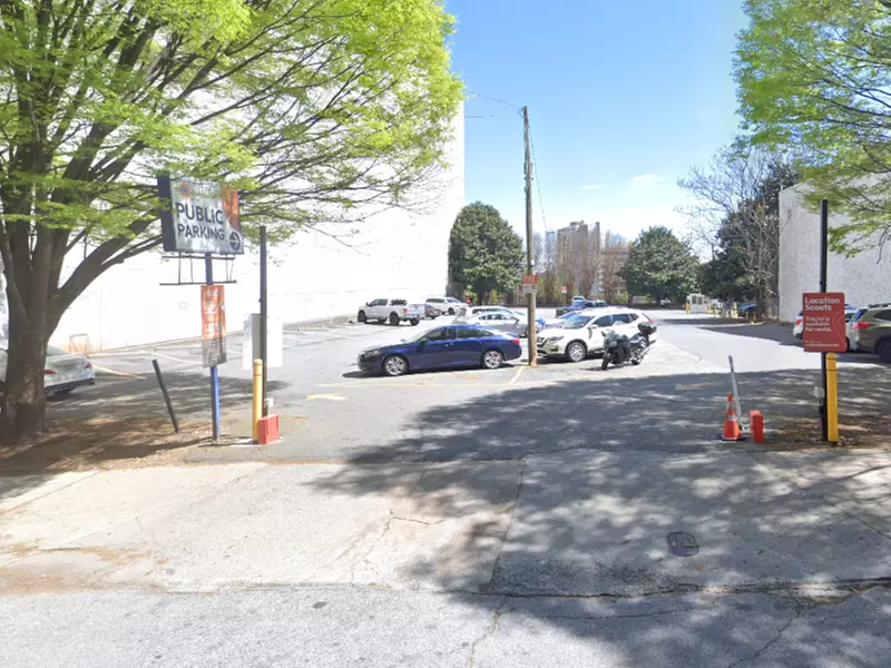 Parking at Peachtree Center Lot
