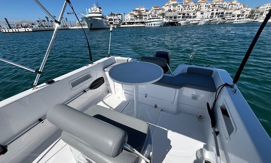Image 3: Marbella Self Drive Boat Rental with Dolphin Sighting