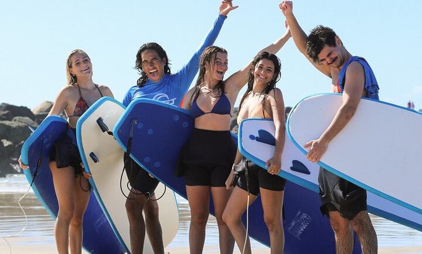 Image 1: 2 Hour Surf Lesson At The Spit, Main Beach (Ages 14+)