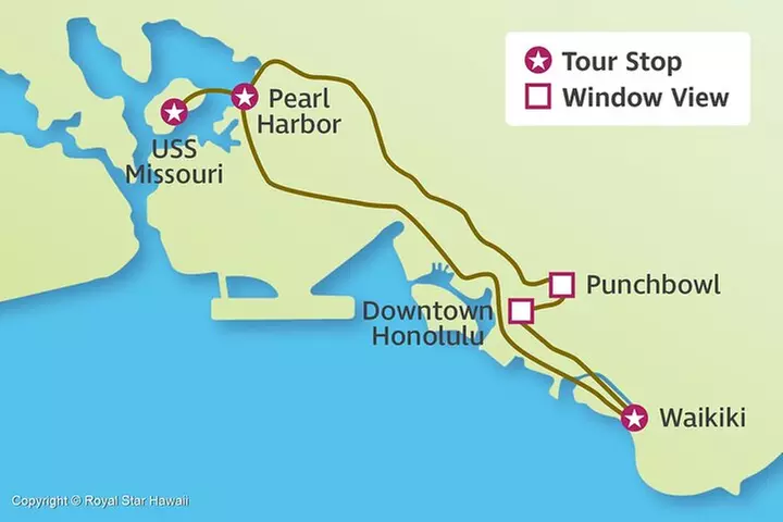 Pearl Harbor, USS Arizona Memorial & Honolulu City Tour