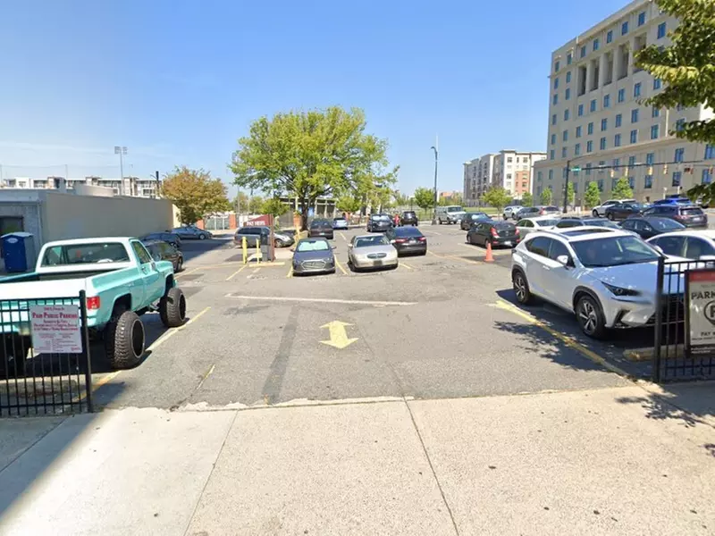 Parking at 208 S. Poplar St. Lot